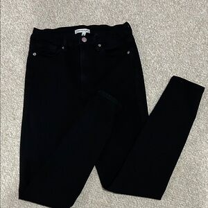 Good American Good Waist Black Skinny Jeans